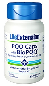 Life Extension PQQ Caps with BioPQQ, 10 mg, 30 vegetarian capsules