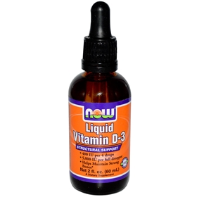 NOW Liquid Vitamin D-3 - 2 oz.