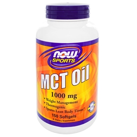 NOW MCT Oil, 1000 mg, 150 Softgels