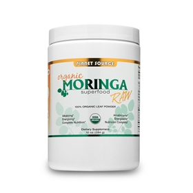 Planet Source Certified Raw Organic Moringa Leaf Powder  10 oz.