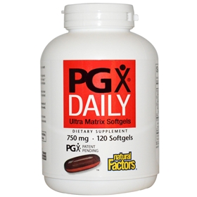 PGX Daily 750 mg. 120 softgels