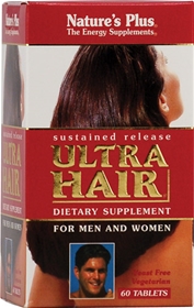 Nature&#39;s Plus Ultra Hair&#174; Sustained Release -- 60 Tablets