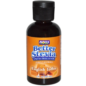 NOW Stevia BetterStevia Liquid Extract (English Toffee), 2 oz