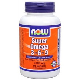 NOW Super Omega 3-6-9, 90 Gels