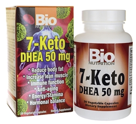 Bio Nutrition 7-Keto DHEA, 50mg, 50 Vcaps