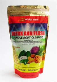 Detox and Flush, Natural Herbs 