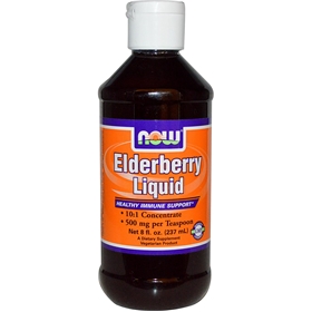 NOW Elderberry Liquid, 8 floz