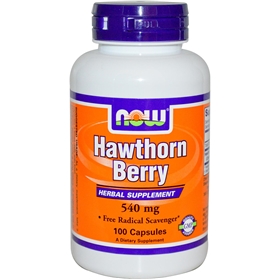NOW Hawthorn Berry, 550 mg, 100 Caps