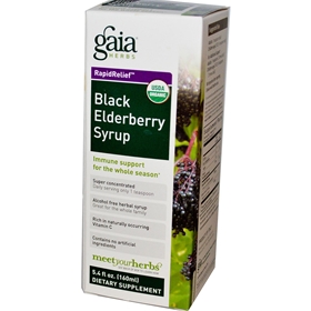 Gaia Herbs Black Elderberry Syrup, 5.4 fl oz