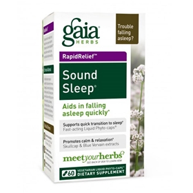 Gaia Herbs Sound Sleep, 60 Liquid Phyto-Caps