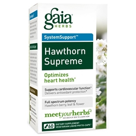 Gaia Herbs Hawthorn Supreme, 60 Liquid Phyto-Caps 