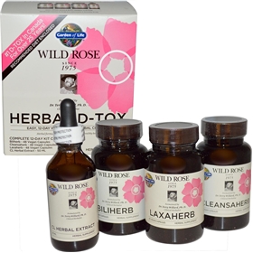 Garden of Life  Wild Rose Herbal D-Tox  12 day kit