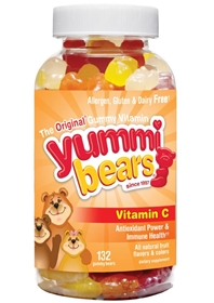 Hero Yummi Bears Vitamin C, 132 Yummi Bears
