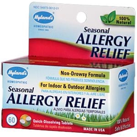Hyland&#39;s Seasonal Allergy Relief, 60 tabs