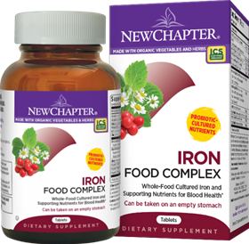 New Chapter  Iron Food Complex  60 Tabs