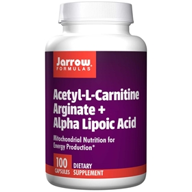 Jarrow Formulas Acetyl-L-Carnitine Arginate + Alpha Lipoic Acid, 100 caps