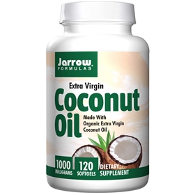 Jarrow Formulas Coconut Oil, 120 gels, Extra Virgin Organic 