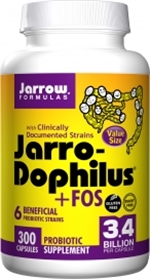 Jarrow Formulas Jarro-Dophilus + FOS, 3.4 Billion, 300 caps