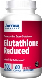 Jarrow Formulas Glutathione Reduced, 500mg, 60 caps