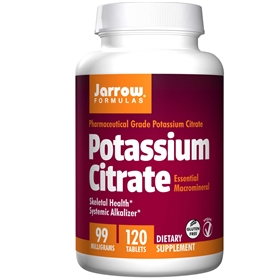 Jarrow Formulas Potassium Citrate, 99mg, 120 tabs