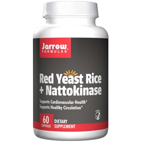 Jarrow Formulas Red Yeast Rice + Nattokinase, 60 Caps