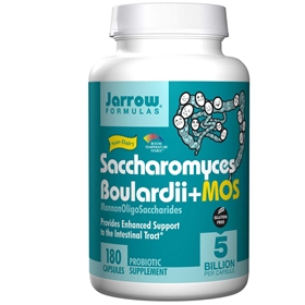 Jarrow Formulas Saccharomyces Boulardii + MOS, 5 Billion, 180 Vcaps
