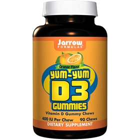 Jarrow Formulas Yum-Yum D3 Gummies, 400 IU, 90 Chews