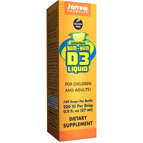 Jarrow Formulas Yum-Yum D3 Liquid, 200 IU, 0.9 oz