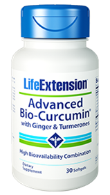 Life Extension Advanced Bio-Curcumin with Ginger &amp; Turmerones, 30 gels