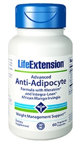 Life Extension Anti-Adipocyte Formula with AdipoStat, 60 Vcaps   