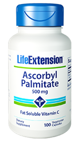 Life Extension Ascorbyl Palmitate, 500mg, 100 caps