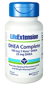 Life Extension DHEA Complete, 100 mg 7-Keto &amp; 25 mg DHEA, 60 Caps