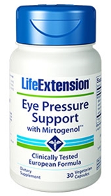 Life Extension Eye Pressure Support with Mirtogenol, 30 Vcaps