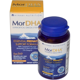 Garden of Life Minami Nutrition MorDHA Prenatal, 30 gels
