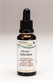 Newton Homeopathics Pets FEVER-INFECTION, 1 fl oz Liquid
