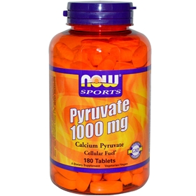 NOW Pyruvate, 1000mg, 180 tabs