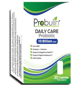 Probulin Daily Care Probiotic, 10 Billion, 30 Caps