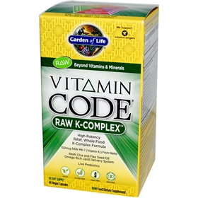 Garden of Life Vitamin Code Raw K-Complex, 60 Vcaps