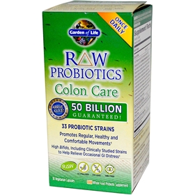 Garden of Life Raw Probiotics Colon Care, 30 Caps