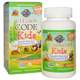 Garden of Life Vitamin Code Kids, 60 Chewables