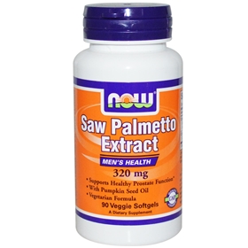 NOW Saw Palmetto Extract, 320mg, 90 gels