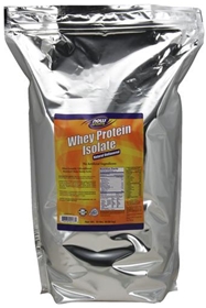 NOW - Whey Protein Isolate Unflavored - 10 lbs.