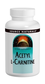 Source Naturals Acetyl L-Carnitine, 500mg, 120 tabs