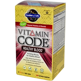 Garden of Life Vitamin Code Healthy Blood, 60 VCaps