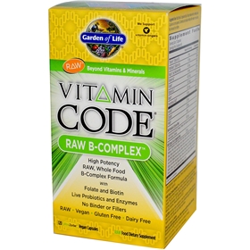 Garden of Life Vitamin Code Raw B Complex, 120 caps