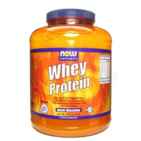 NOW Whey Protein, 6 lb, Chocolate