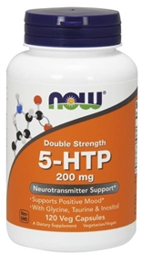 NOW 5-HTP 200mg, 120 Vcaps