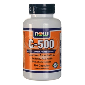 NOW C-500, 100 caps, Calcium Ascorbate-C