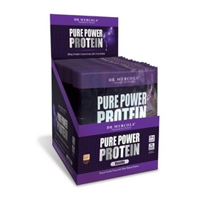 Dr. Mercola  Pure Power Protein Single Serve Vanilla  14 Servings