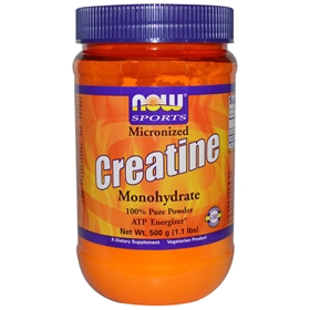 NOW Creatine, Micronized , 21.2 oz.